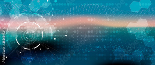 abstract futuristic fade computer technology business background