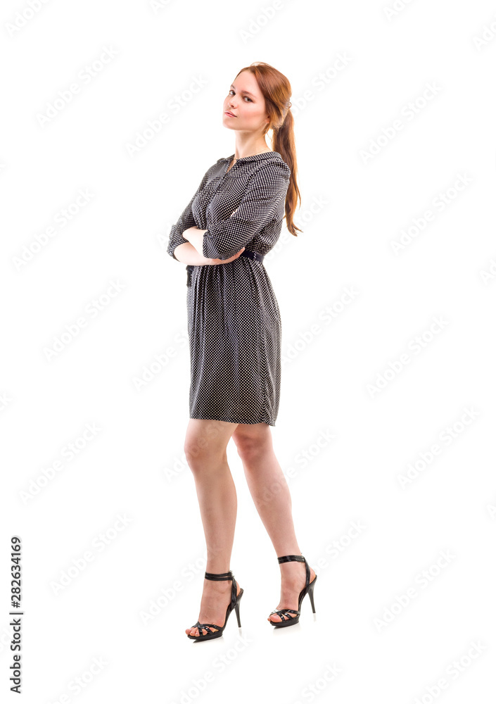 Full length portrait of a confident young female Full length portrait of a confident young female