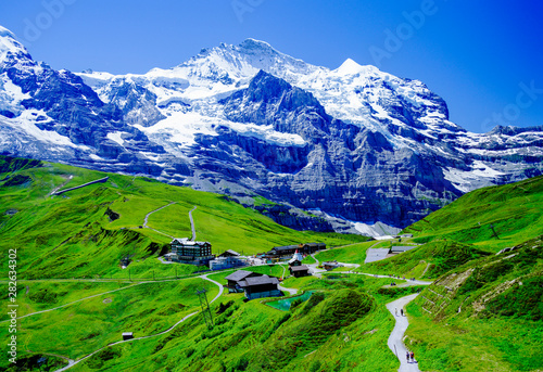 Jungfrau in alps