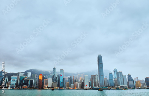 Hong Kong skyline and Victoria Harbor