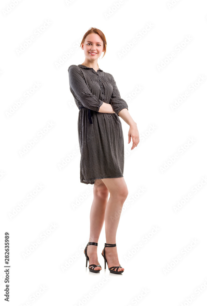 Full length portrait of a confident young female Full length portrait of a confident young female