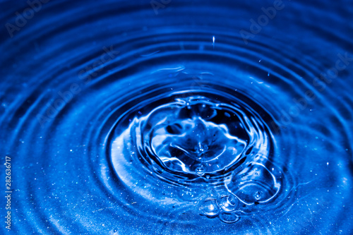 Liquid Art, water effect, blue color