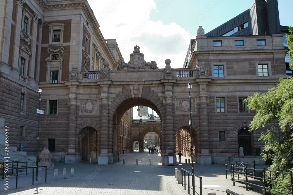 Royal and governmental palaces in Stockholm, the capital of Sweden