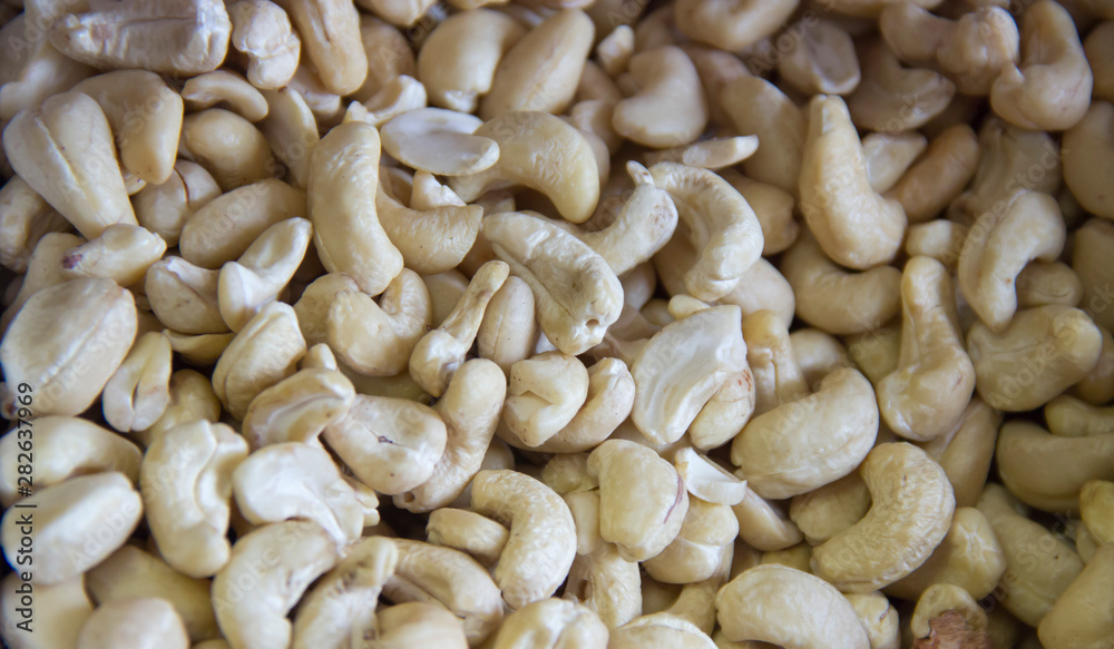 A lot of nuts are sold in Oriental bazaars