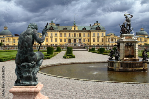 Drottningholm Palace in Stockholm, Sweden