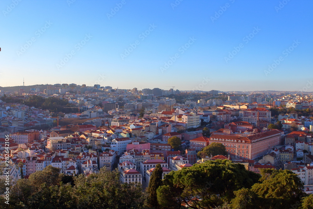 Lisbon Panorama and View in Portugal