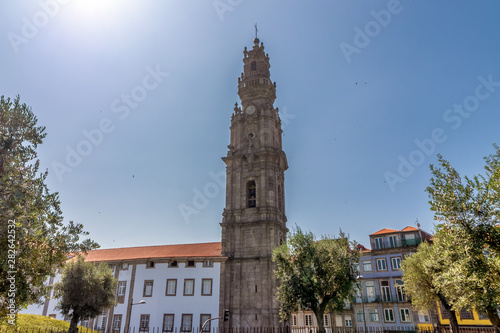 Clerigos tower (Torre dos Clerigos) in Porto (Portugal)
