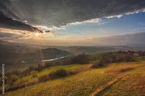 Fototapeta Naklejka Na Ścianę i Meble -  Beskid Sądecki - Karpaty Góry