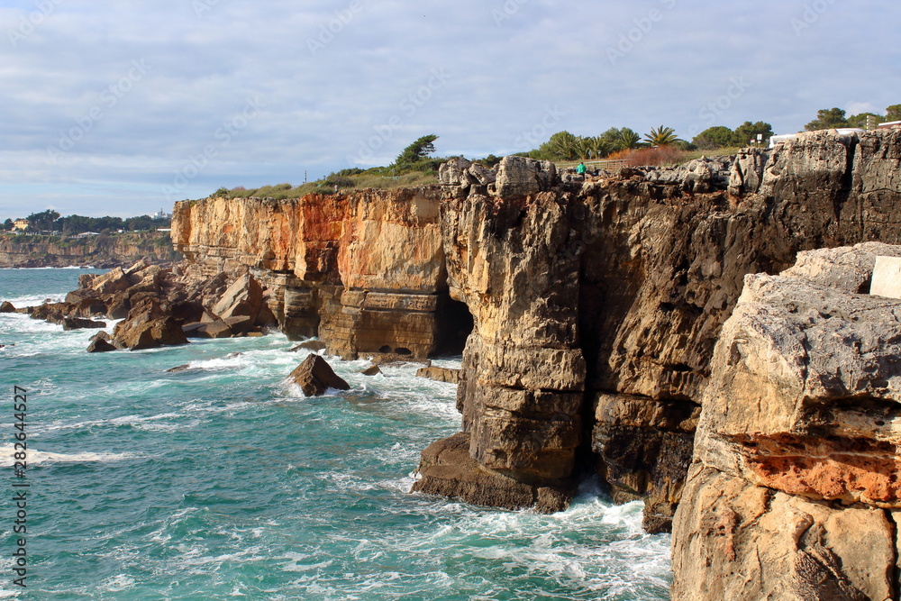 Naklejka premium Landscape in Cascais, Portugal