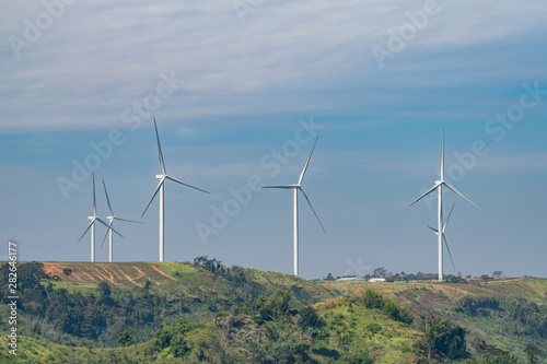 Wallpaper Mural Khao Khao wind turbines on mountain, Phetchabun, Thailand Torontodigital.ca
