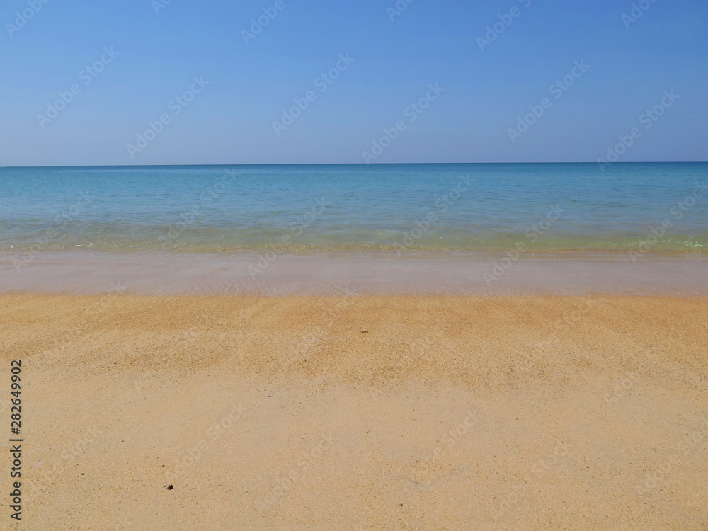 Deserted Nai Yang Beach, close to Phuket Airport, Thailand Deserted Nai Yang Beach, close to Phuket Airport, Thailand