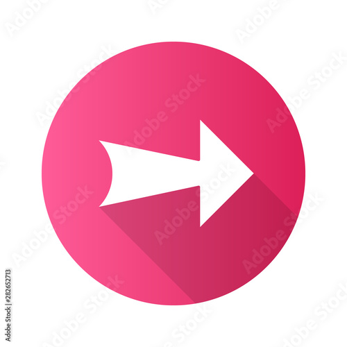 Wide arrow flat design long shadow glyph icon. Rightward route. Arrowhead indexer. Next. Navigation pointer, indicator. Pointing symbol. Arrow showing right direction. Vector silhouette illustration Free Download Wide arrow flat design long shadow glyph icon. Rightward route. Arrowhead indexer. Next. Navigation pointer, indicator. Pointing symbol. Arrow showing right direction. Vector silhouette illustration - GFXLoad