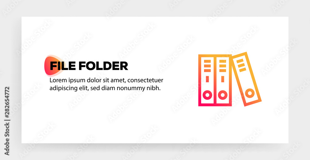 FILE FOLDER ICON CONCEPT FILE FOLDER ICON CONCEPT