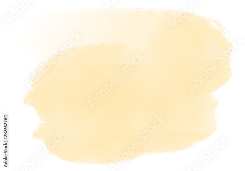 light egg yellow hand drawn watercolor wet stain background pattern © biancaheinz
