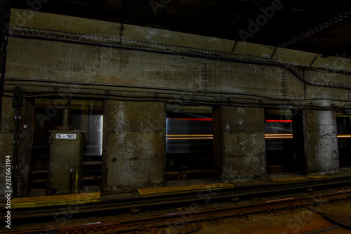 abandoned train station