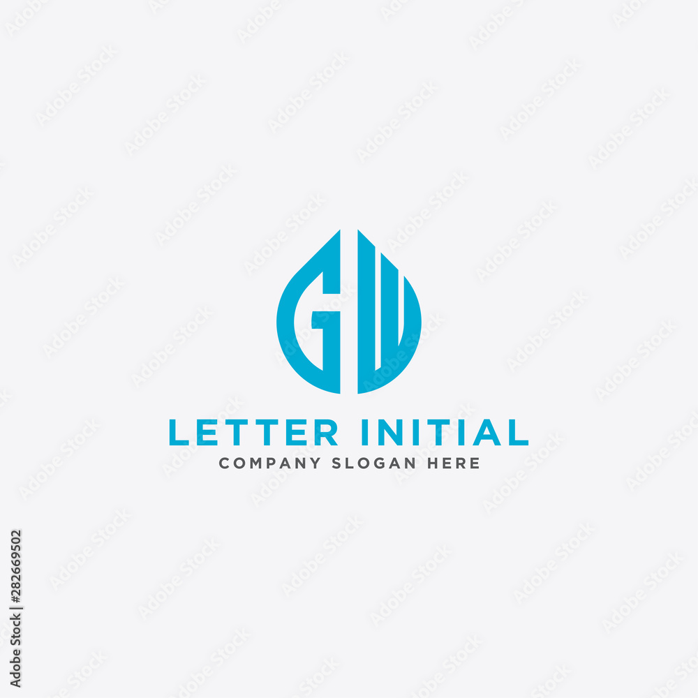 inspiring logo designs for companies from the initial letters of the GW logo icon. -Vectors inspiring logo designs for companies from the initial letters of the GW logo icon. -Vectors