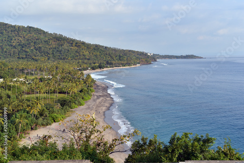 Senggigi Beach just before sunset in Lombok Island, Indonesia