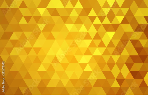 Abstract geometry triangle gold and yellow background.vector_