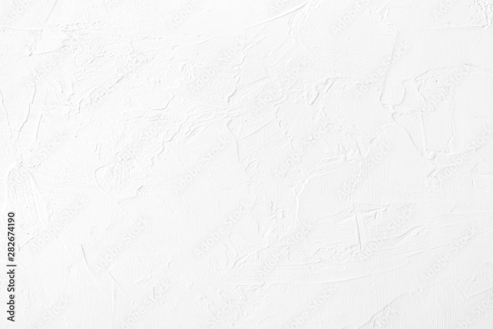 Neutral white colored low contrast Concrete textured background with roughness and irregularities to your concept or product.