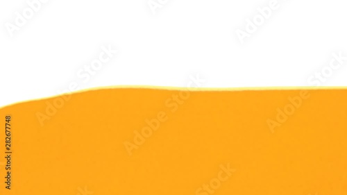 orange juice filling up screen, alpha channel included (FULL HD)