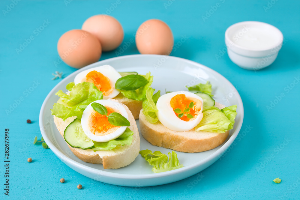 Leckere Butterbrote mit Ei Leckere Butterbrote mit Ei