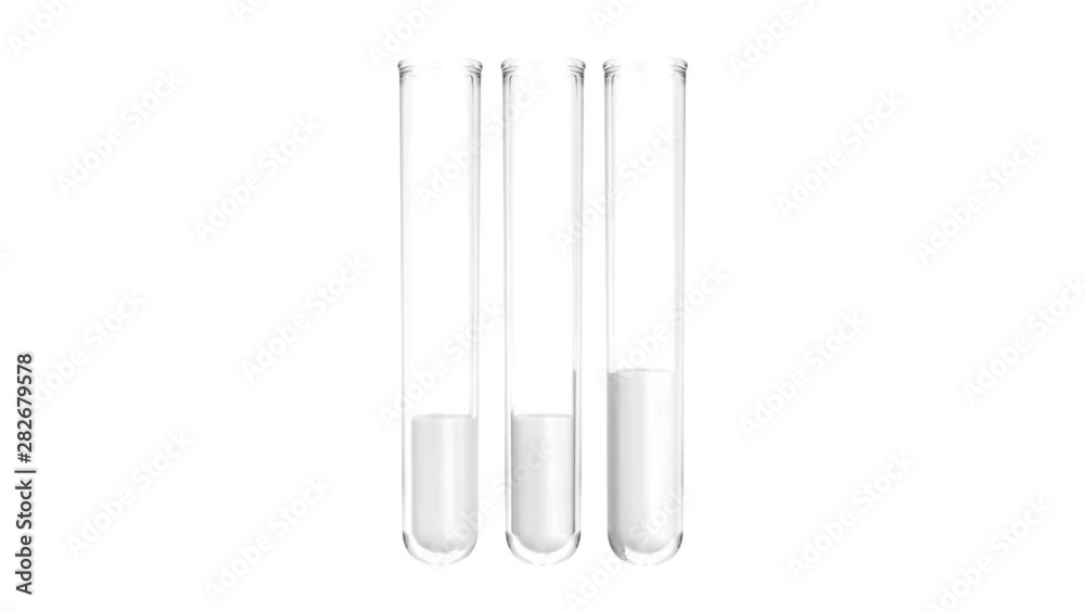 milk flows in test tubes, alpha channel included (FULL HD) milk flows in test tubes, alpha channel included (FULL HD)