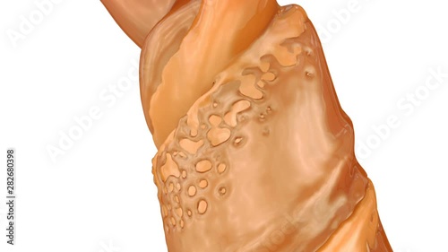 flowing caramel swirl, alpha channel included (FULL HD)