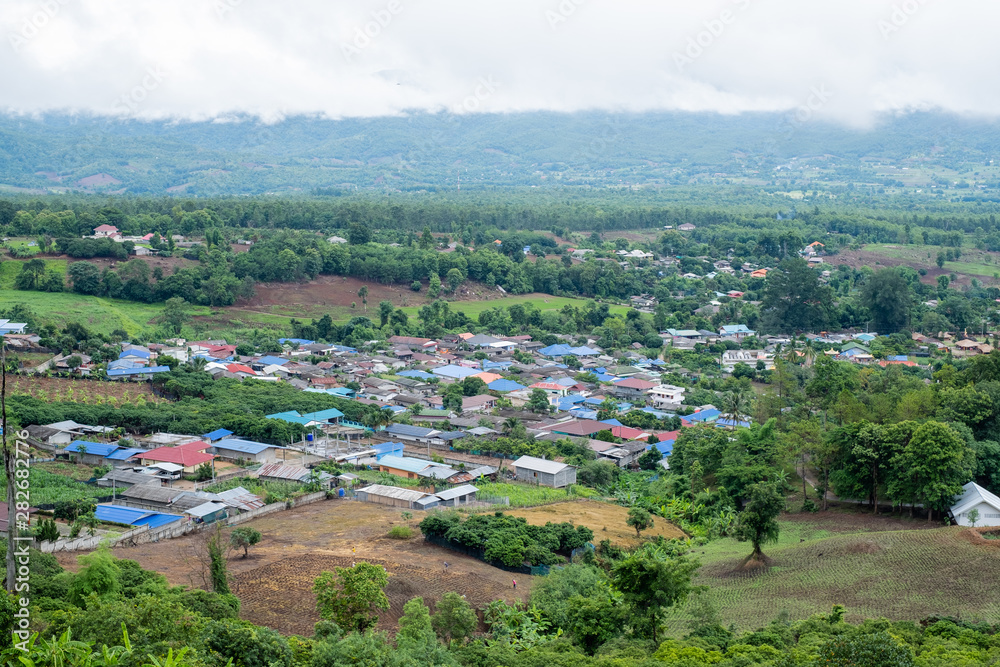 beautiful landscape in the north of Thailand