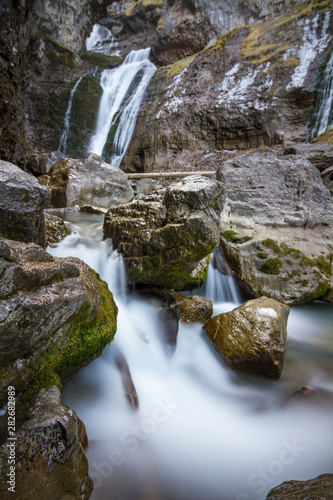 Cascade of the strait in the Pyrenees.