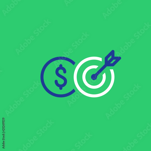Payment installment, credit score, banking and funding, line icon