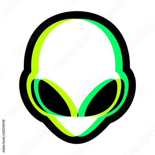 Visual effect alien icon