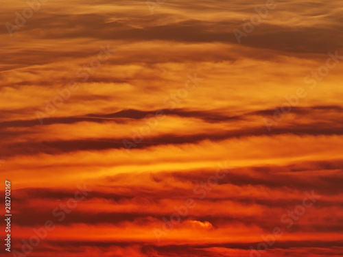 beautiful golden sunset sky landscape © aleksandar nakovski