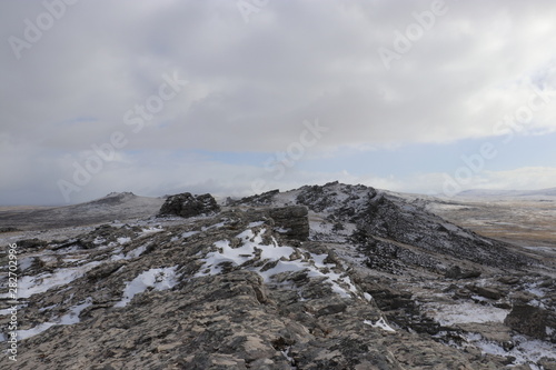 Принти на полотні mount tumbledown in the snow