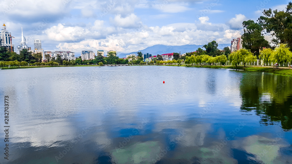 Obraz premium Nurigeli Lake in 6 May Park in Batumi, Georgia