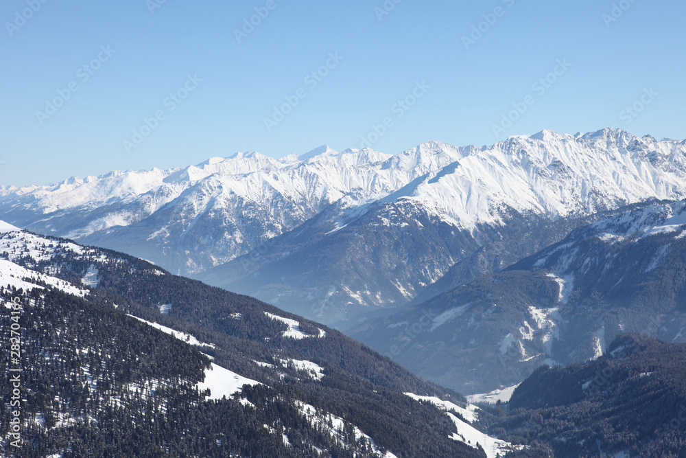 Obraz premium Mountains in the Alps, Zillertal