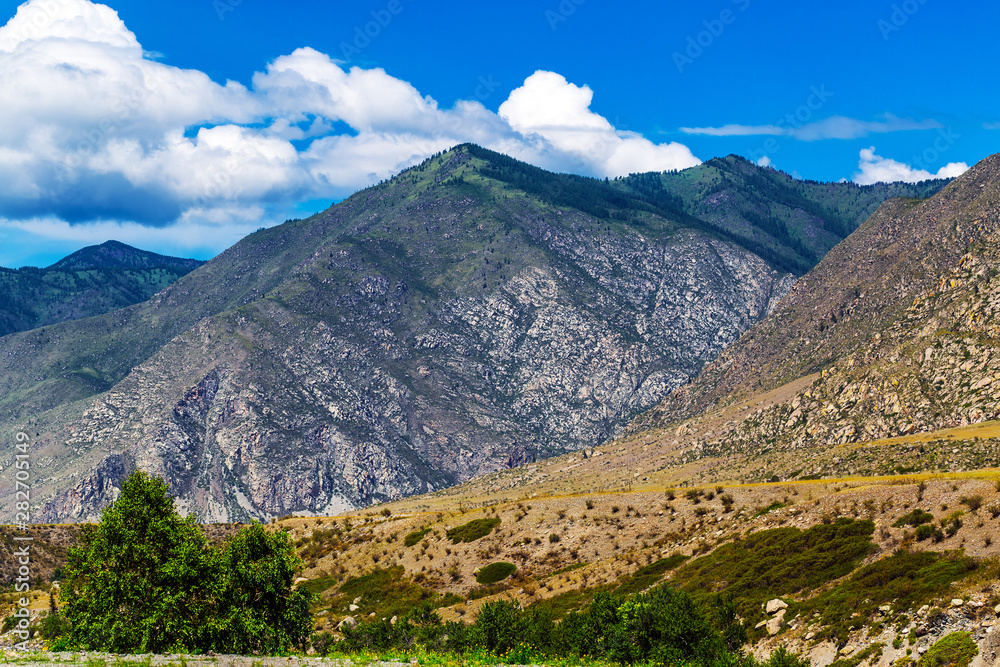 Landscape at Cardona Kur - Kechu. Altai Republic, Russia