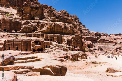Petra - ancient city, capital of the Edomites, and later the capital of the Nabataean Kingdom, world famous tourist landmark. Jordan