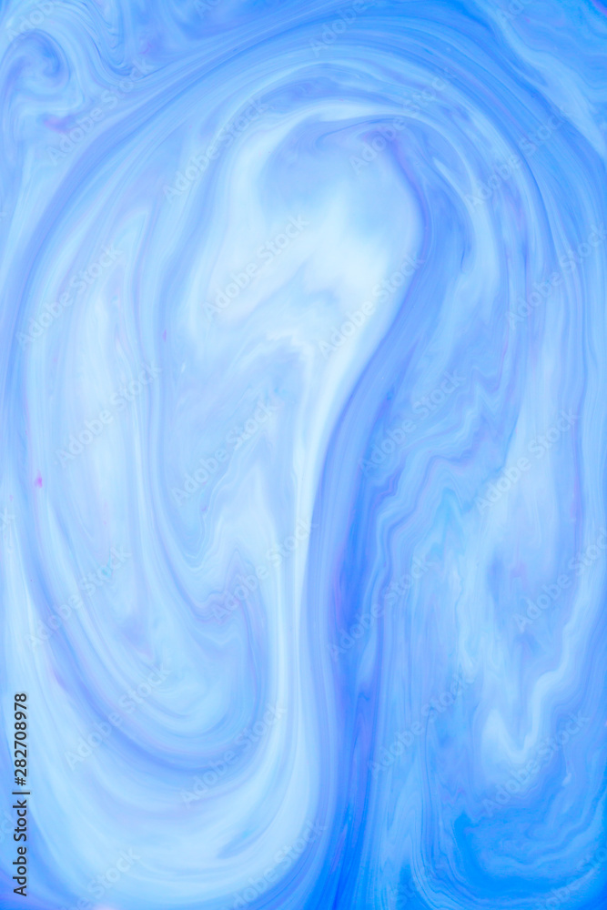Obraz premium Abstract colored background, fluid design. Stains of paint on the water. Ebru art, marbled paper.