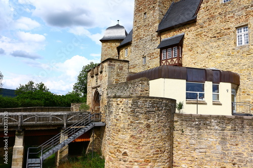 Eingangsportal von Schloss Spangenberg in Hessen photo