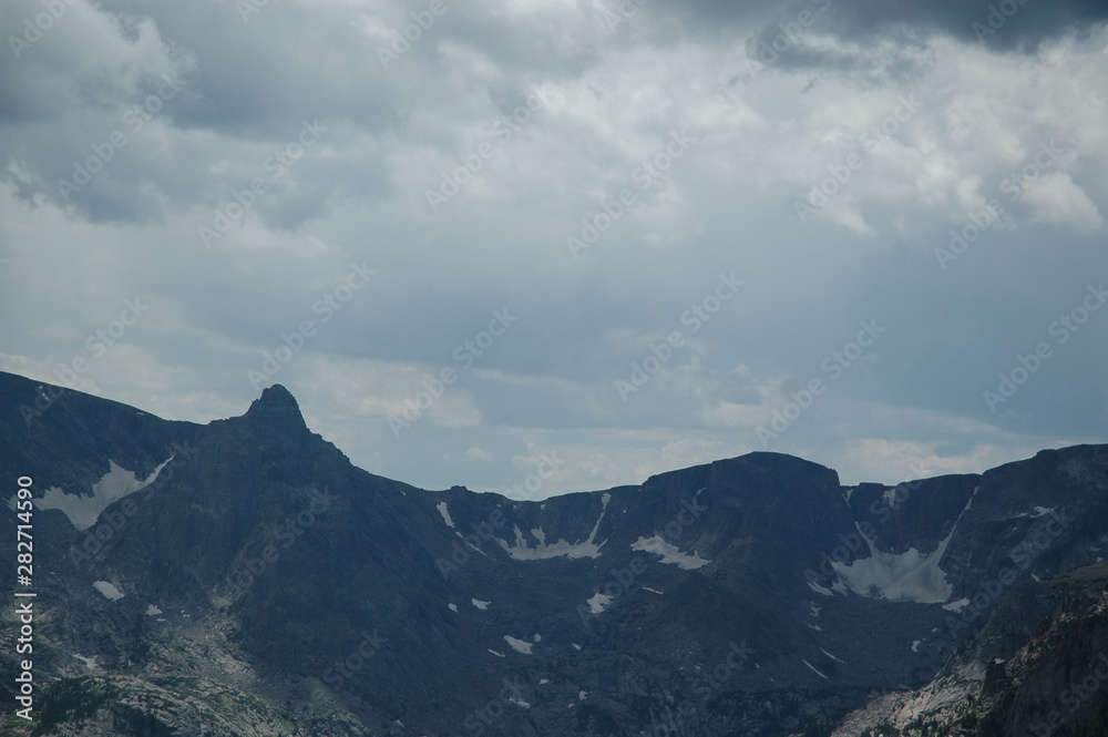 view of the mountains