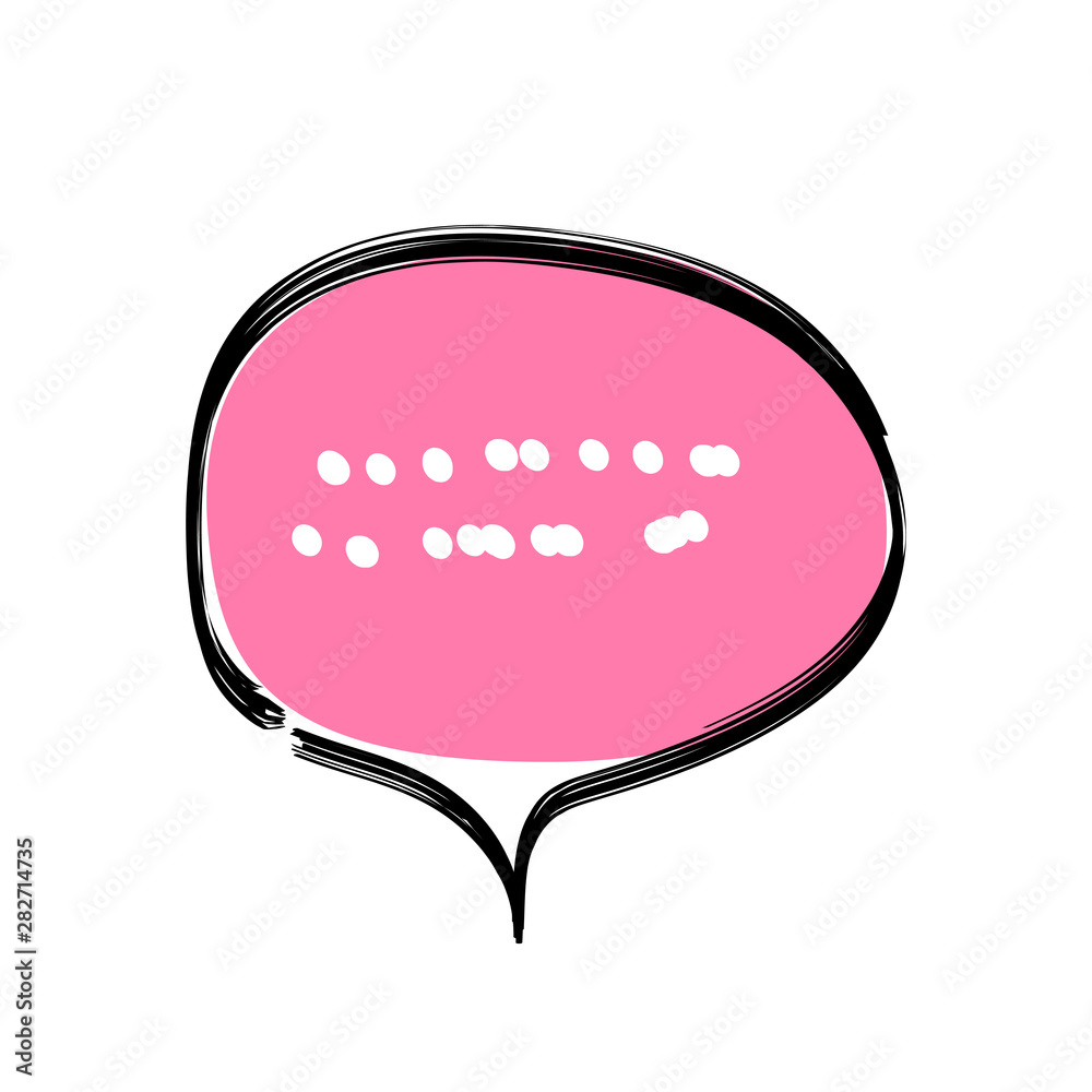WebChat icon. Dialog text on white background WebChat icon. Dialog text on white background