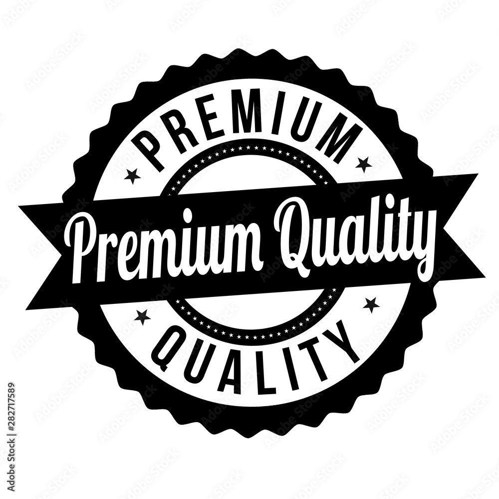 Premium quality label or sticker