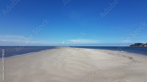 island of sand in the ocean brazil