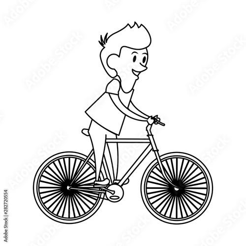 boy young child infancy cartoon in black and white