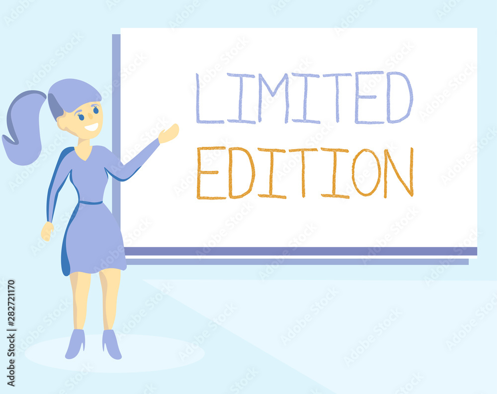 Word writing text Limited Edition. Business concept for Work of something which is only produced in small numbers. Word writing text Limited Edition. Business concept for Work of something which is only produced in small numbers.