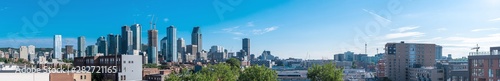 Panoramic view of Montreal construction downtown from Griffintown © Guy