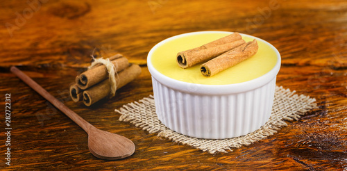 Fotografia, Obraz Typical Brazilian dessert, sweet of mingua, called in Brazil of curau