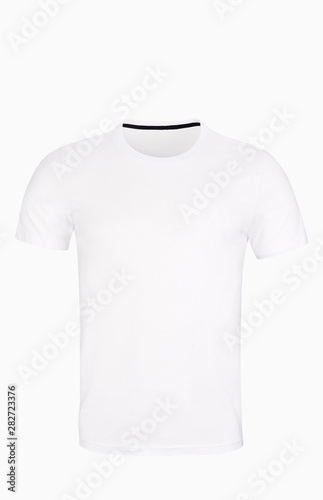 ghost mannequin  white tshirt isolated on white background