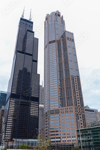 North america. Chicago, usa. Building, skyscraper, architecture.