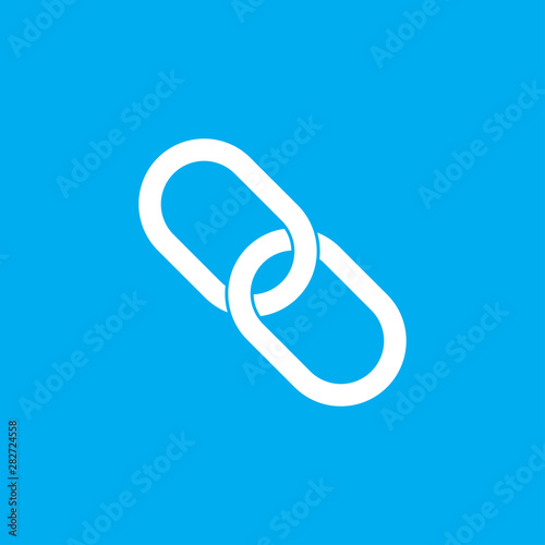 Link icon vector